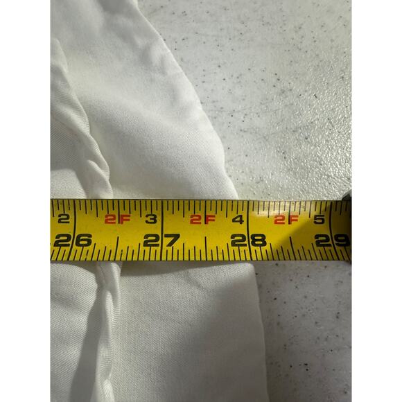 Alp N Rock Y2K white Tencel tunic embroidered sz XL embroidered Lace Up Boho D8 - Picture 9 of 9